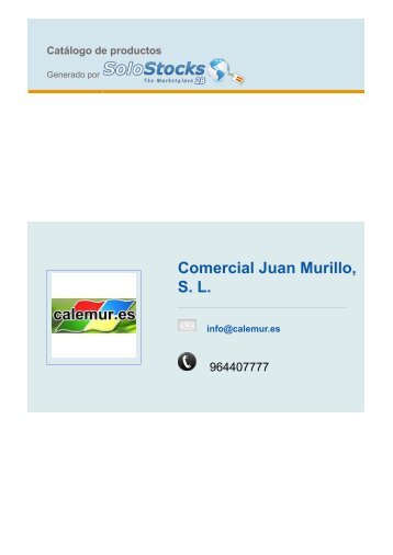 Comercial Juan Murillo, S. L.