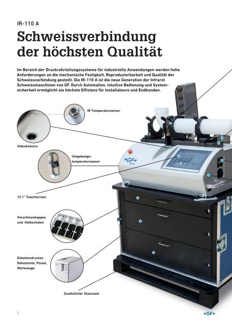 Rundum sorglos - Automatisierte Infrarot Schweissmaschine IR-110 A