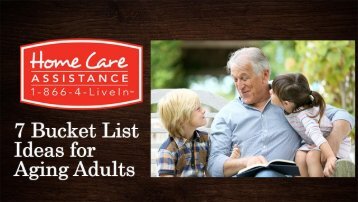 7 Bucket List Ideas for Aging Adults