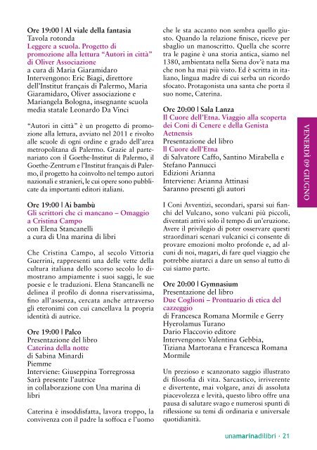 programma una marina WEB