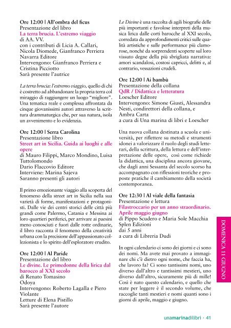 programma una marina WEB