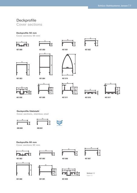 Schuco Pfosten Riegel Detail - minimalistisches Interieur
