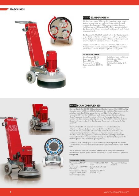 Scanmaskin Katalog 2017 - Kenel Flächentechnik