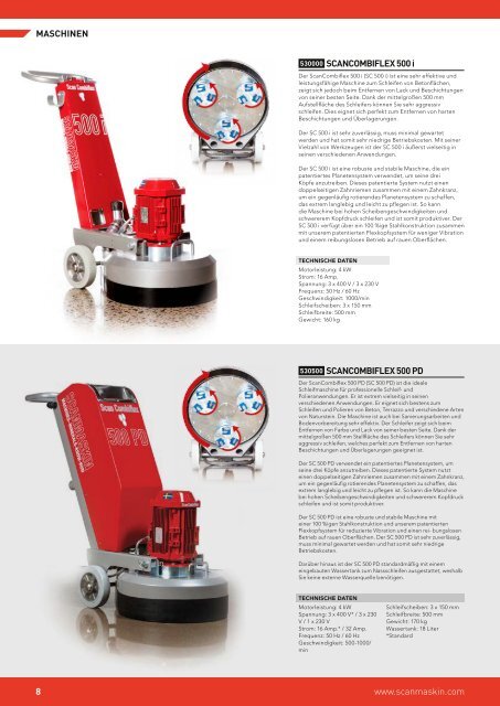 Scanmaskin Katalog 2017 - Kenel Flächentechnik