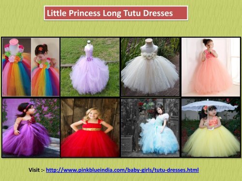 Baby Tutu Dresses for 1st Birthday | Flower Girl Party Dresses India