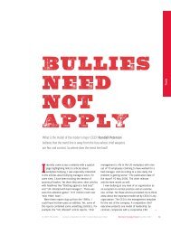 Bullies Need Not Apply