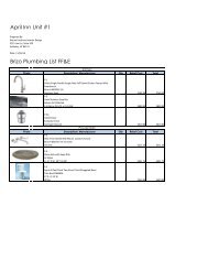 Plumbing Specification Book AI U1