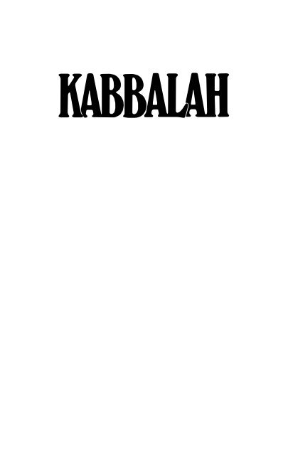 kabbalah Gershom scholem