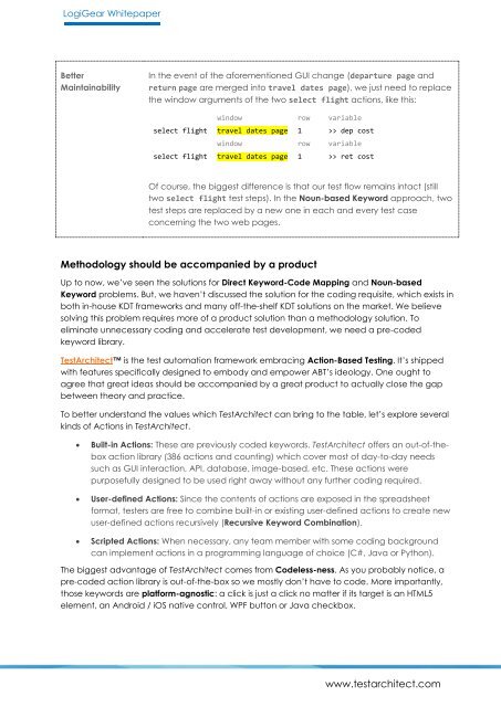 The Evolution of Keyword Driven Testing