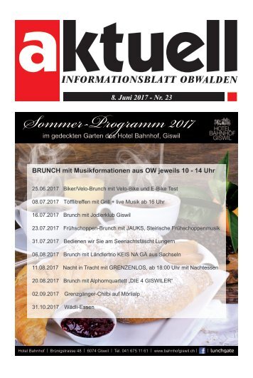 Aktuell Obwalden 23-2017