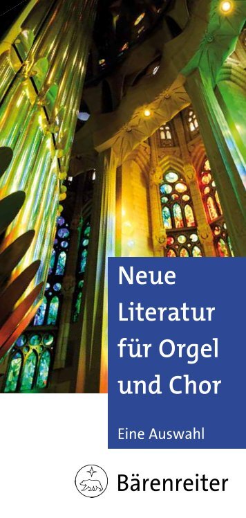 Neue Literatur für Orgel und Chor