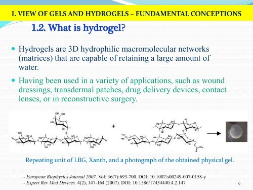 Báo cáo khoa học: Hydrogels as Drug Delivery Systems (Hệ dẫn truyền thuốc Hydogels)