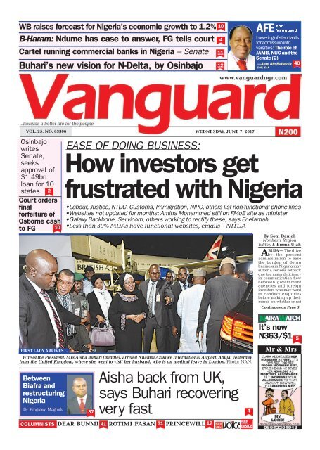 07062017 - How investors get frustrated with Nigeria