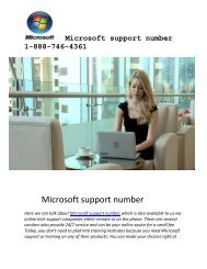 Microsoft support number 1-888-746-4361 toll free