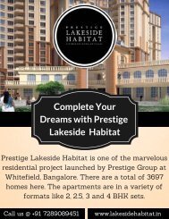 Prestige Lakeside Habitat