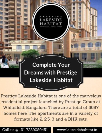 Prestige Lakeside Habitat