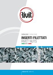 Catalogo inserti Rivit 2017