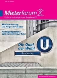 Mieterforum Dortmund - Ausgabe II/2017 (Nr. 48)