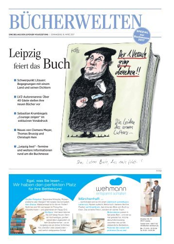 Bücherwelten - Sonderpublikation der Leipziger Volkszeitung zur Buchmesse Leipzig 2017