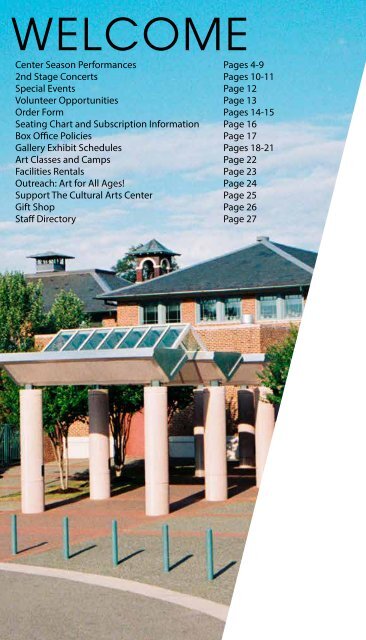 2010_2020 Season Brochure - The Cultural Arts Center at Glen Allen