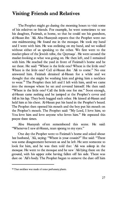 A Day in The Life of Prophet Muhammad (pbuh) by Abd a-Wahhab b. Nasir al-Turayri