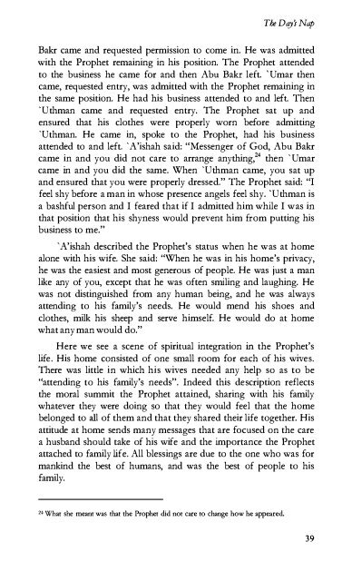 A Day in The Life of Prophet Muhammad (pbuh) by Abd a-Wahhab b. Nasir al-Turayri