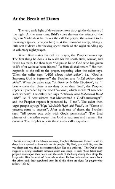 A Day in The Life of Prophet Muhammad (pbuh) by Abd a-Wahhab b. Nasir al-Turayri