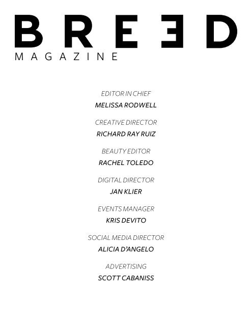 BREED Magazine Issue #1
