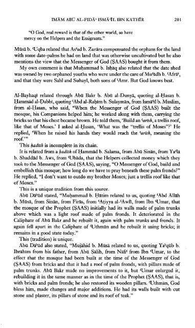 The life of the Prophet Muhammad - Ibn Kathir - volume 2 of 4