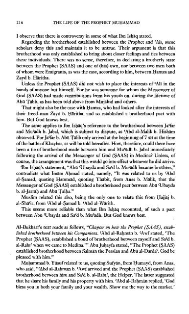 The life of the Prophet Muhammad - Ibn Kathir - volume 2 of 4