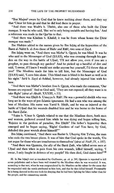 The life of the Prophet Muhammad - Ibn Kathir - volume 2 of 4