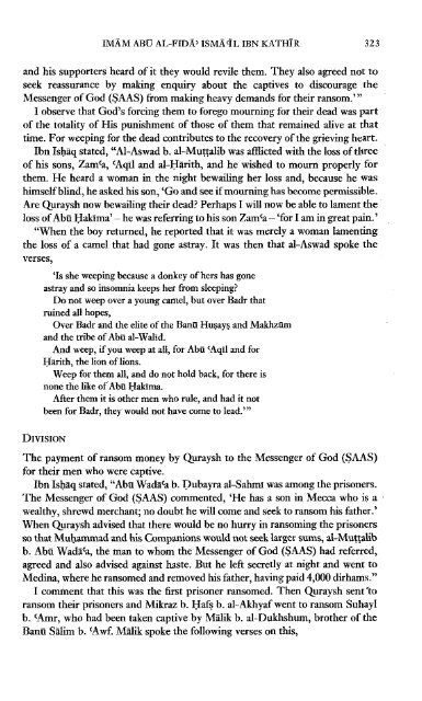 The life of the Prophet Muhammad - Ibn Kathir - volume 2 of 4