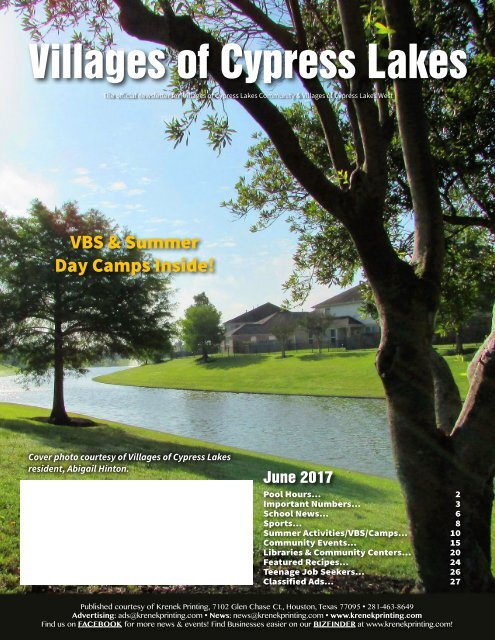 Villages of Cypress Lakes June 2017