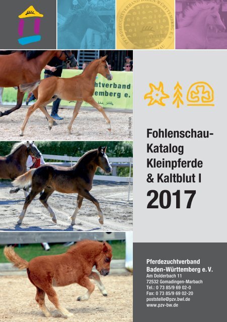 Fohlenschaukatalog Kleinpferde & Kaltblut 1/2017