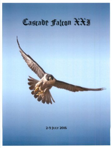 2016 Cascade Falcon Encampment XXI Annual