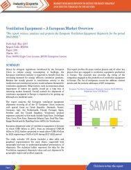 Ventilation Equipment – A European Market Overview