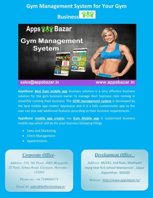 Gym Management System for Your Gym Business