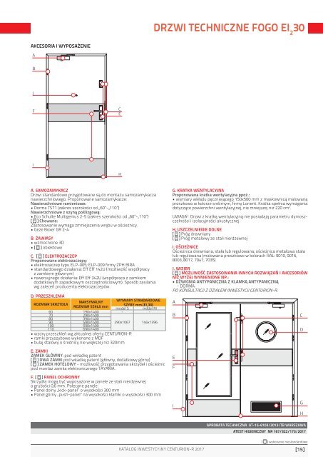 Katalog Inwestycyjny Drzwi Centurion ed3