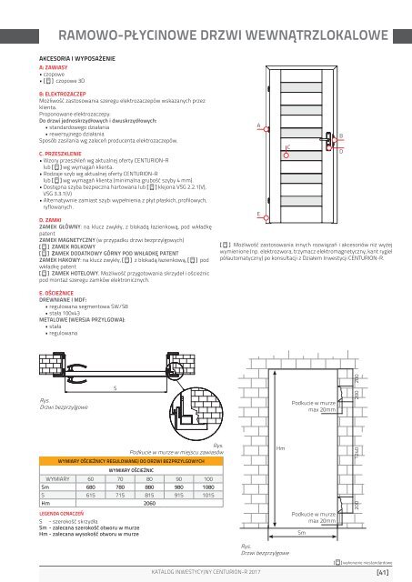 Katalog Inwestycyjny Drzwi Centurion ed3