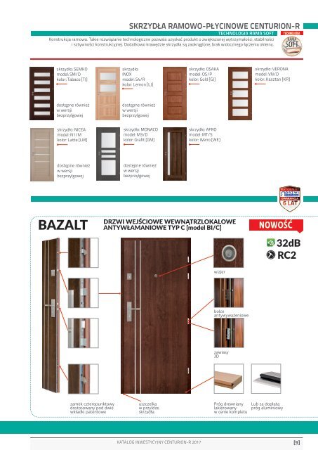 Katalog Inwestycyjny Drzwi Centurion ed3