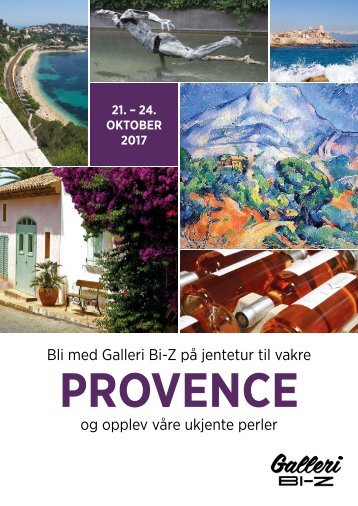 Turprogram 211017 Provence Galleri Bi-Z