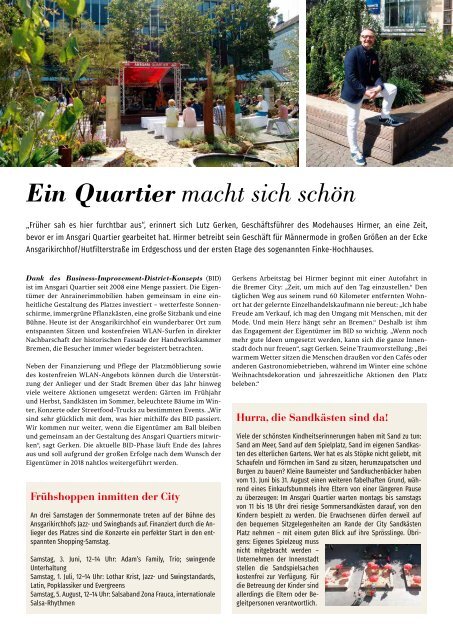 mittendrin Magazin - Ausgabe Sommer 2017