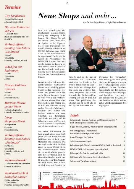 mittendrin Magazin - Ausgabe Sommer 2017