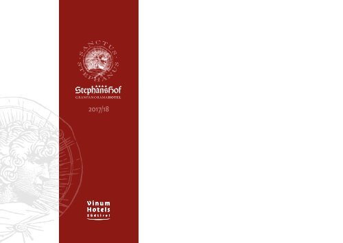 Prospekt - Catalogo - Brochure 2017 - 2018 | Granpanorama Hotel StephansHof ****