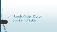 Naruto-Spiel Daruis opake Fähigkeit