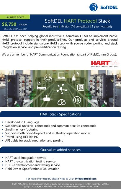 SoftDEL HART Protocol Stack Exclusive Offer softdel-hart-protocol-stack-exclusive-offer