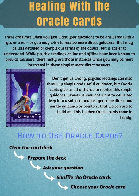 How To Use Oracle Cards for Healing?