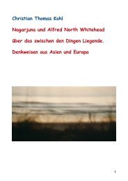 Nagarjuna und Alfred North Whitehead