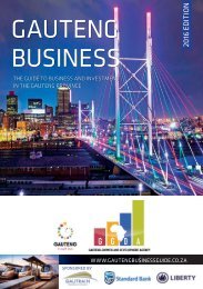 Gauteng Business 2016 edition