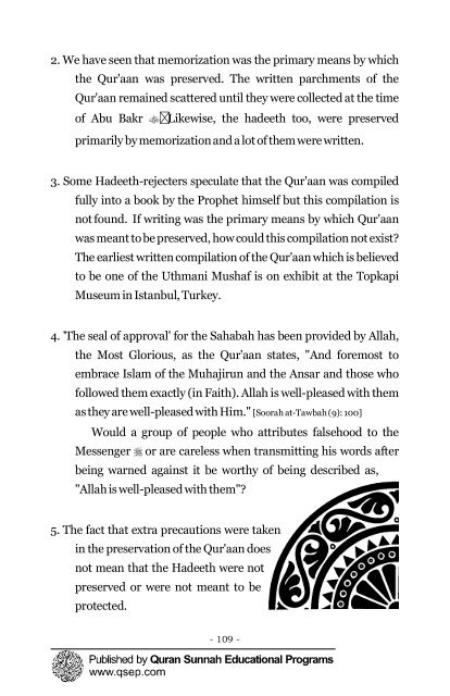 Modernists And Hadith Rejecters by Sajid A. Kayum